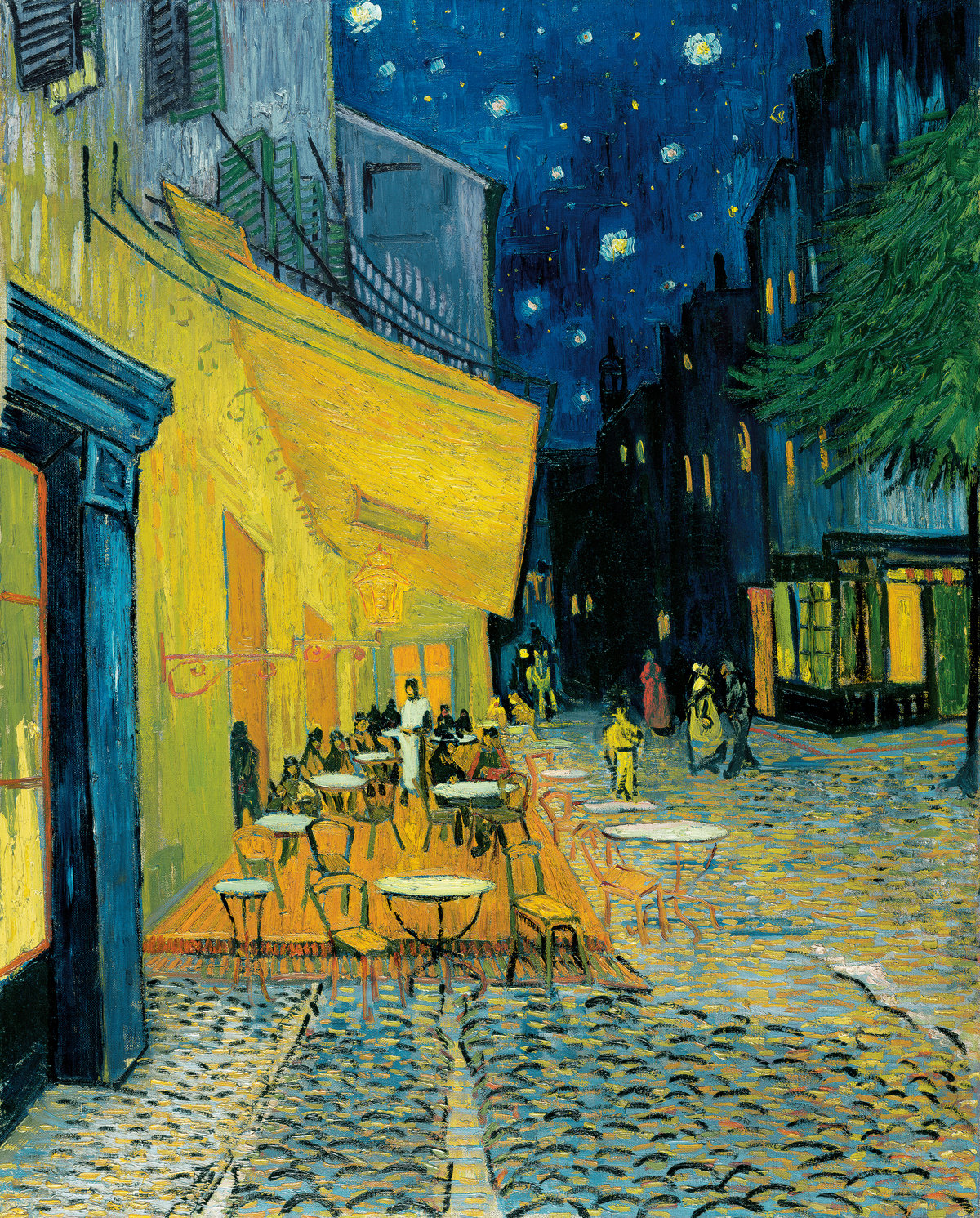 Vincent van Gogh, Caféterras bij nacht (Place du Forum), circa 16 september 1888 Museum/nl\